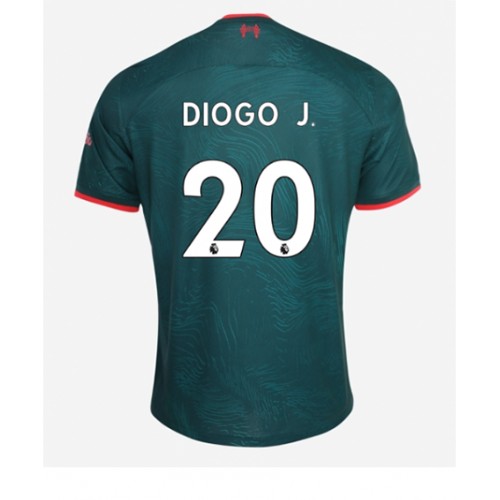 Fotbalové Dres Liverpool Diogo Jota #20 Alternativní 2022-23 Krátký Rukáv